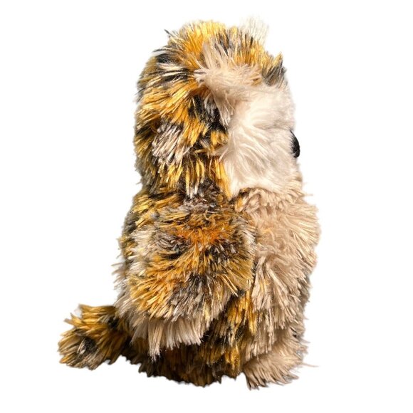 Harry Potter and the Cursed Child Owl Plush Stuffed Animal 8" Brown Tan Mottled - Picture 4 of 10